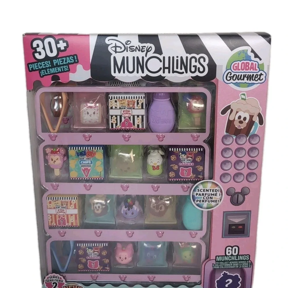 Disney Munchlings Global Gourmet Series 2 Mini Munch Snack Surprise Set NIB